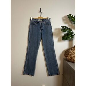 Vintage‎ American Eagle Outfitters Womens Button Fly Straight Leg Jeans Size 6L